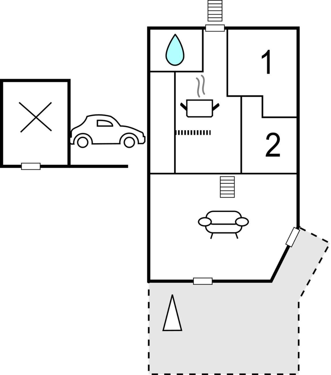 2 Bedroom Pet Friendly Home In Broager エクステリア 写真